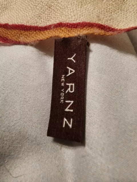 Yarnz Cashmere Wool Blend Scarf/Shawl/Wrap Size 21" X 69"