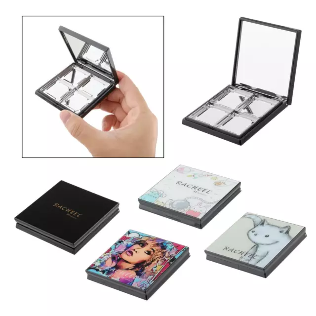 Magnetic Eyeshadow Palette Empty 1PC - Beauty Compact Mini Makeup Pallete for