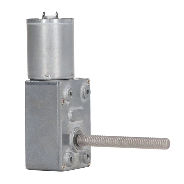 (23RPM)Moteur De Réduction De Vitesse à Courant Continu Filetage 'arbre