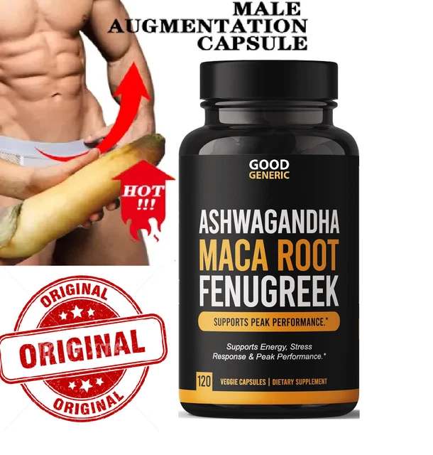 ASHVAGANDHA MACA ROOT Fenugreek Extract Capsules Supplement for Men