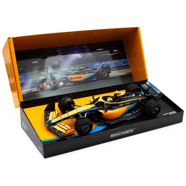 Voiture Miniature McLaren F1 Team Norris Carrera GO 1/43 – Lando Norris N°4, Vainqueur GP Australie 2025, Compatible Circuits GO Et GO+