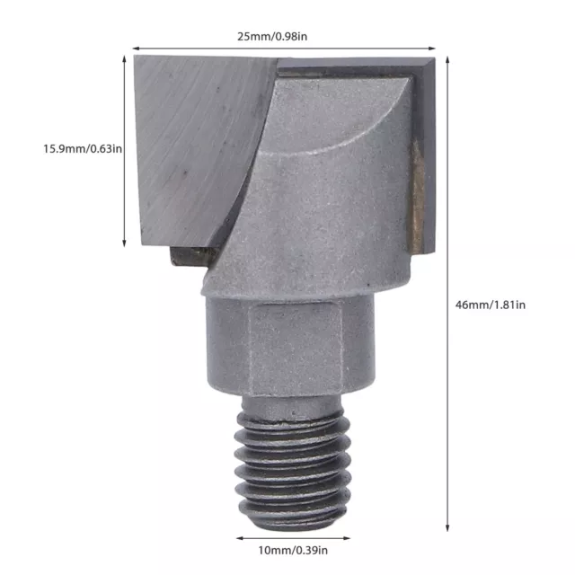 Lock Milling Cutter M10 Thread Carbide Router Bit Edge Treatment Grooving Bits