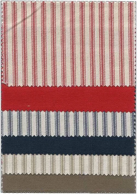 54" wide Ticking Fabric For Slip Covers By The Yard 100% Cotton - Made in USA