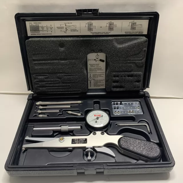 SPI Measuring Range Bores￼￼￼ .93”to 8” Threads 1-1/8” ￼to 8”Inside Dial Caliper