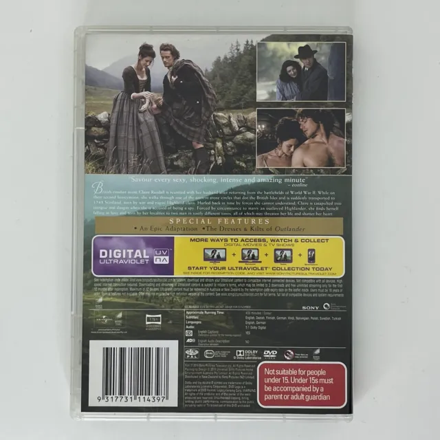 Outlander Complete Series Seasons 1-4 DVD (Season 1-2 Brand New Sealed) Region 4 3