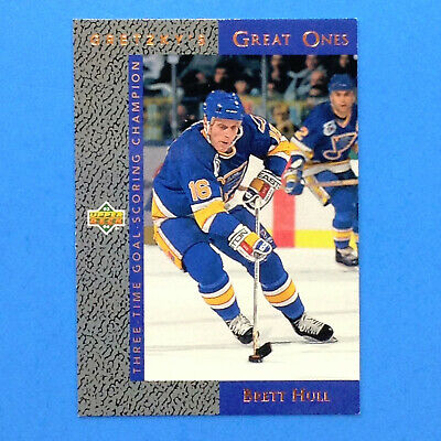 1993-94 Upper Deck #GG3 BRETT HULL Gretzkys Great Ones St. Louis Blues NHL NM