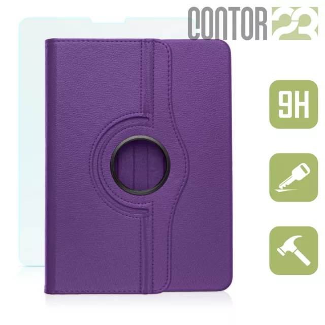 360° Schutzhülle, Tasche, Panzerfolie in PURPLE für 11.0" Apple iPad Pro (2018)