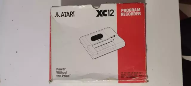 Datasette Registratore Atari Xc12 Con Box Perfettamente Funzionante