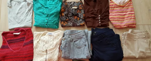 Kleiderpaket Nr.5, Gr. 36, Esprit, H&M, Pimkie: Shirts, Blazer, Hosen, Shorts 3