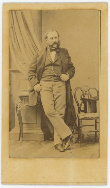 CDV circa 1860. Homme, noblesse ou personnalité à identifier par