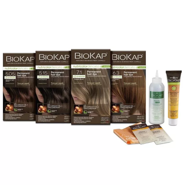 BioKap Tinte Tinta Nutricolor Delicato RAPID Capelli Posa Rapida 16 nuance (SG)