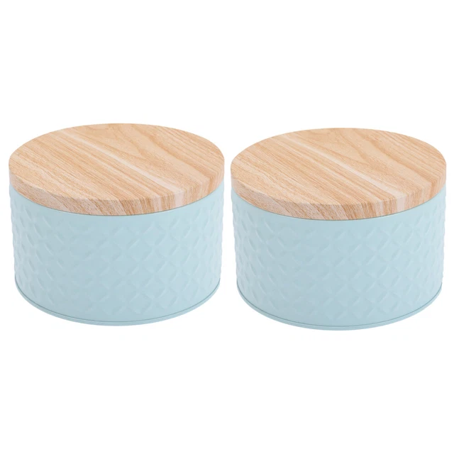 2pcs Candy Coffret Boîtes Festival Candy Candy Can Snack Holder Boîte