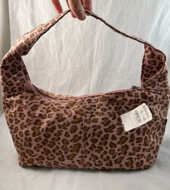 Animal Print Neiman Marcus Shoulder Bag Tote Purse Faux Leopard Cheetah 12x6