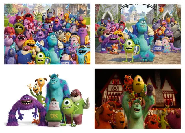 MONSTERS INC UNIVERSITY ANIMATION MOVIE GIANT Poster art Print A0,A1,A2,A3,A4