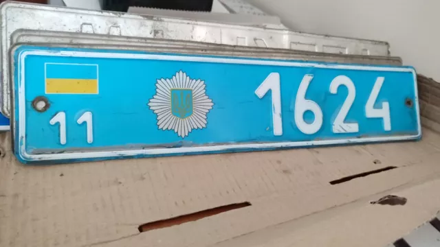 Ukraine license plate police 🇺🇦 Kyiv city 11 nummernschild