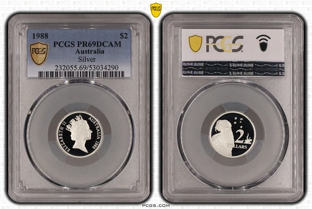 PCGS 1989 AUSTRALIA 50C Wedding Ag PR69DCAM $92.21 - PicClick AU