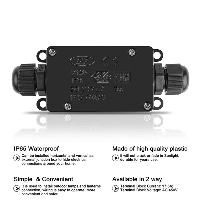 IP68 Connecteur de câble  Extérieur électrique