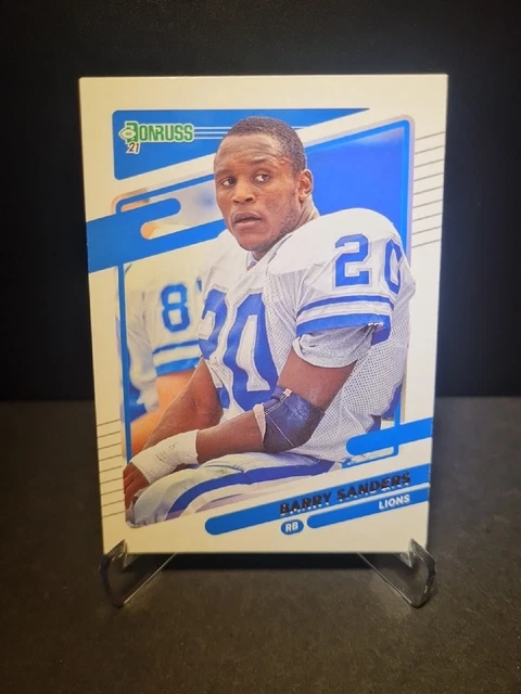 Barry Sanders Detroit Lions Nfl Panini Donruss 2021 No Helmet Card