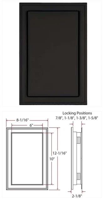 Luz de carro J-Block 010 marrón mosquete 8x12x3⁄4-11⁄4"" mástil de montaje jumbo revestimiento de carro