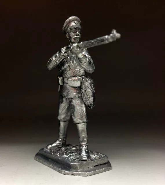 Tin Toy soldiers WWI Private 195 Infantry Yekaterinburg Regiment 54mm 1/32 metal