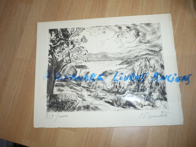 Grabado Numerado Firmado I Boutet