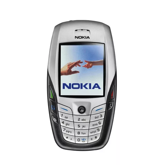 White Original NOKIA 6600 Mobile Phone Bluetooth Camera Unlocked 2G GSM Triband
