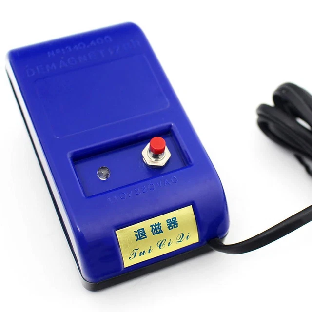 Plastic Watch Demagnetizer 120x65mm Blue Watchmaker Repair Tool for Watch Adjust 3
