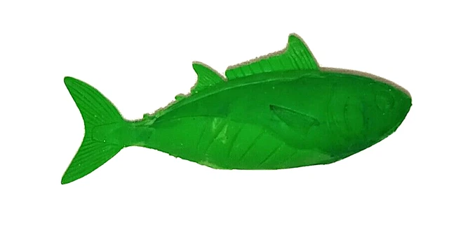PESCE VERDE - GREEN FISH 80s Japan tiny eraser rubber radiergummi gomma