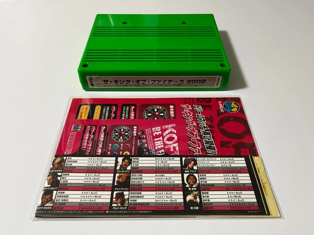 MVS　THE KING OF FIGHTERS 2002 SNK The King of Fighters 2002 SNK Neo Geo MVS Arcade Art Set