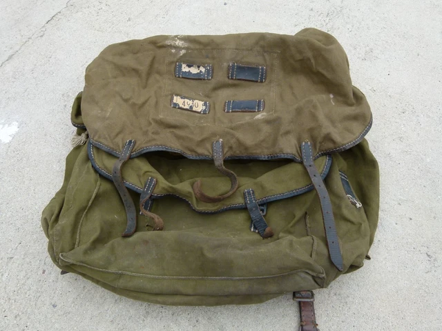 Grand sac à dos en toile - Briquets de Survie (13535096