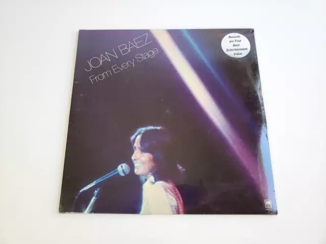 Joan Baez From Every Stage A&M  SP 3704 Original Sealed 1976 Double Gatefold NM