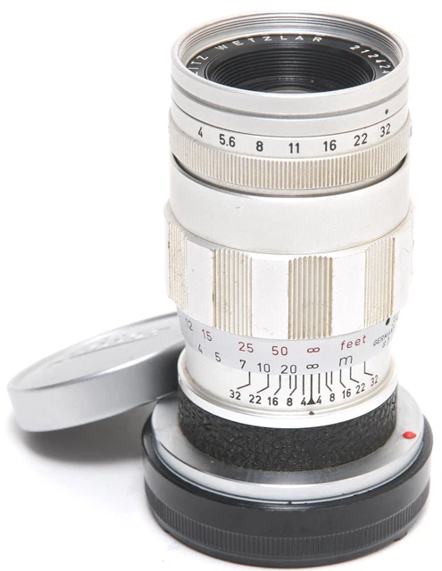 Leica M Elmar 4/90mm 3-Element later Ser. No. 2124249 clean condition