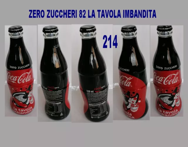 Bottiglia Coca Cola Zero Zuccheri Serie La Smorfia 82 La Tavola Imbandita Cod214