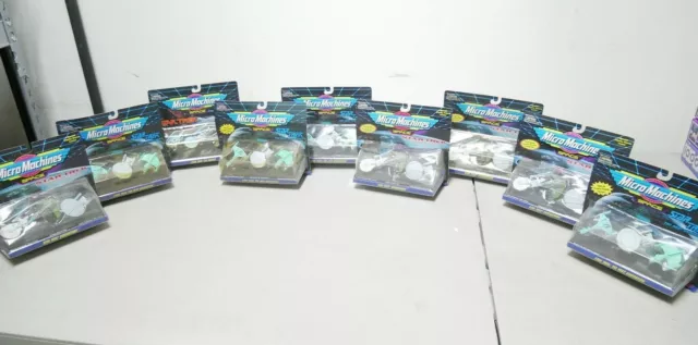 Micro Machines Space Star Trek Lot Of 9 Factory Sealed