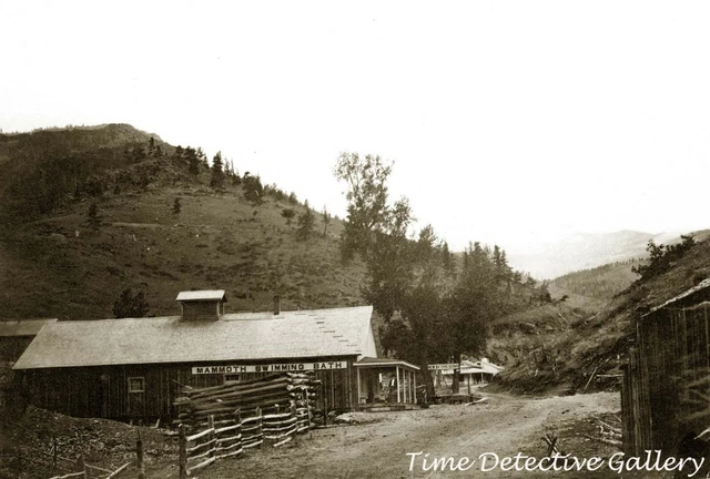 The Mammoth Swimming Bathhouse, Idaho Springs, Colorado - Historic Photo Print The Mammoth Swimming Bathhouse, Idaho Springs, Colorado - Historic Photo Print