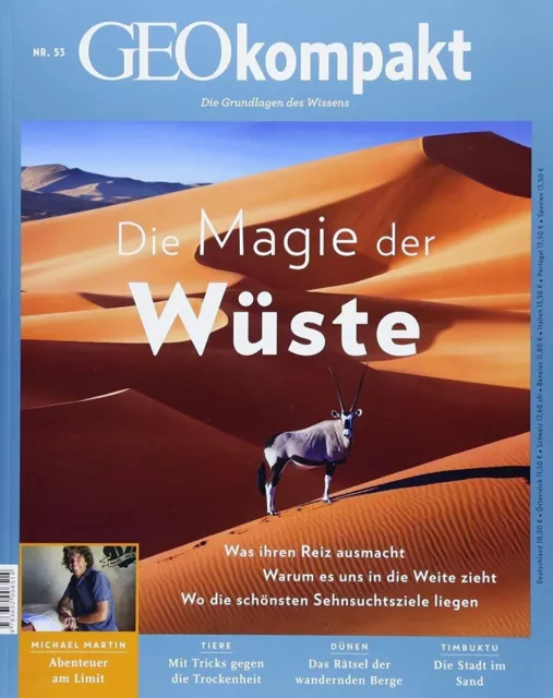 GEO kompakt Nr. 53 - die Magie der Wüste