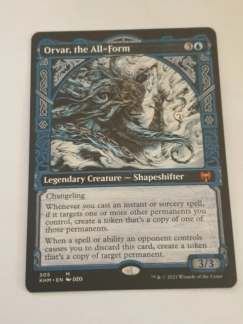 Orvar, the All-Form 1x FOIL KHM MTG Kaldheim Mythic MINT blue Orvar, the All-Form 1x FOIL KHM MTG Kaldheim Mythic MINT blue