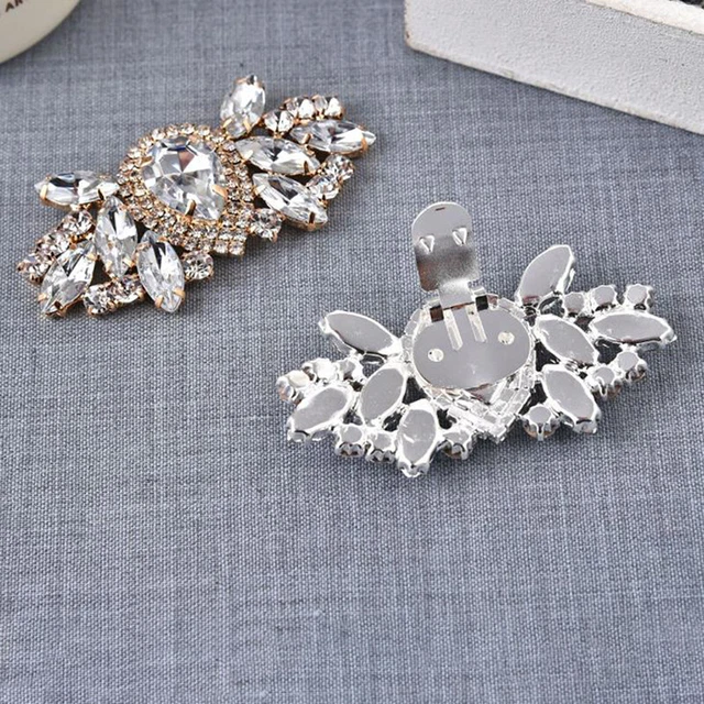 1 Stück Strass Kristall Frauen Schuhe Clips DIY Schuh Charm Schmuck Schuhe D. TS 2
