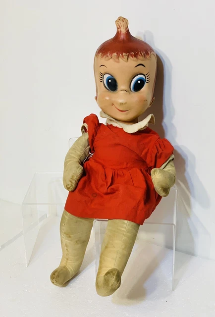 1961 LITTLE AUDREY Stuffed Doll Toy Gund with Original Tag Harvey