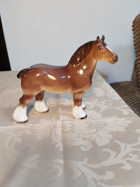 Lomonosov Ussr Porcelain Shire Horse