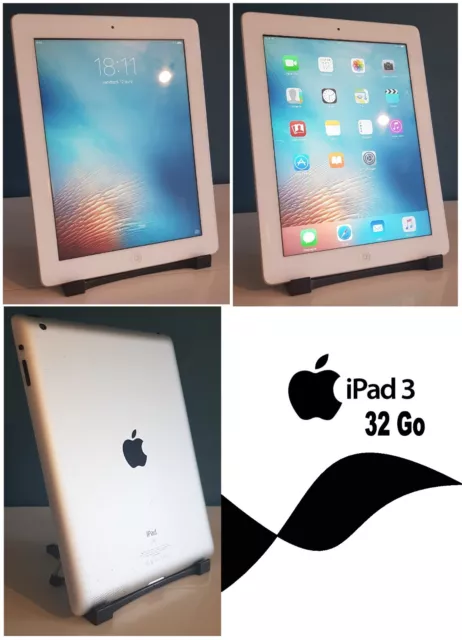 Apple iPad Wi-Fi - A1416 - 3ème génération tablette 32 Go - 9.7" -Couleur Blanc.