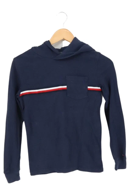 Felpa con cappuccio Tommy Hilfiger bambini blu taglia 152
