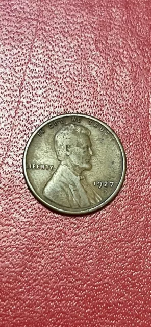 1927 S Wheat Penny *Nice Coin* Lincoln Cent US Coin