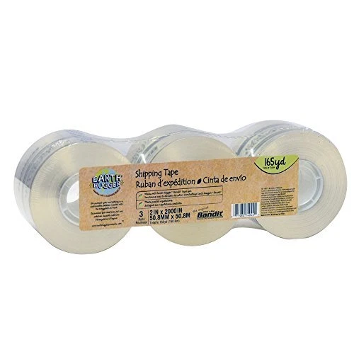 Earth Hugger Bandit Packaging Tape Refill Roll 3 Pack 2" x 55 Yards Each