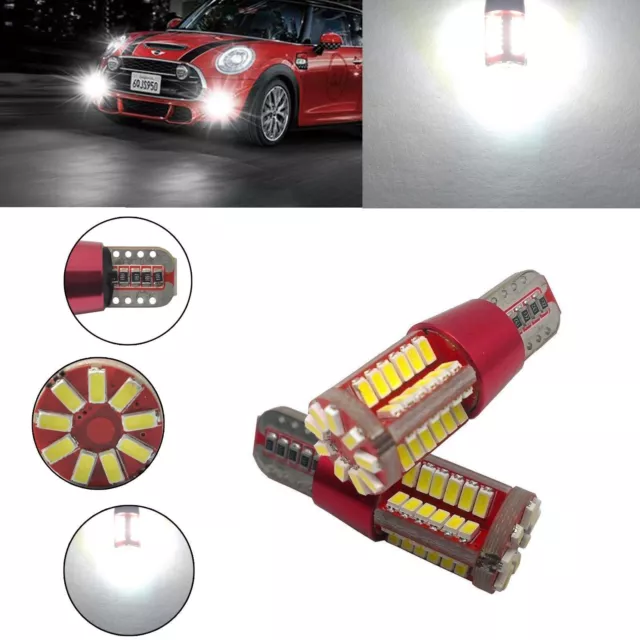 x2 Bombillas T10 57SMD 5630 5W5 Car Bulbs Canbus