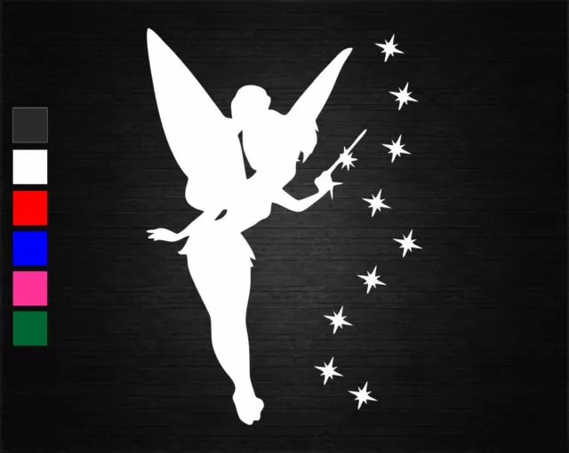 TINKERBELL FAIRY VINYL DECAL STICKER CAR/WALL/DOOR/CRAFTS/WINDOW ART #1 20cm