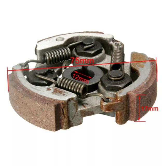 47cc 49cc Centrifugal Clutch Pad Mini Moto Quad Dirt Bike Atv 3 Shoe Spring] 8