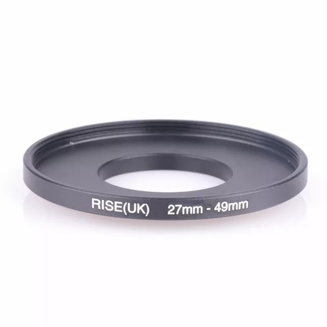 RISE(UK) 27mm-49mm 27-49 mm 27 to 49 Step Up Ring Filter Adapter for Camera Lens