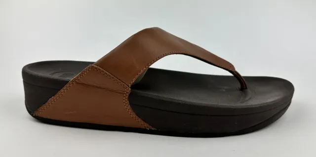FitFlop Womens Leather Flip Flop Sandals Sz US 11