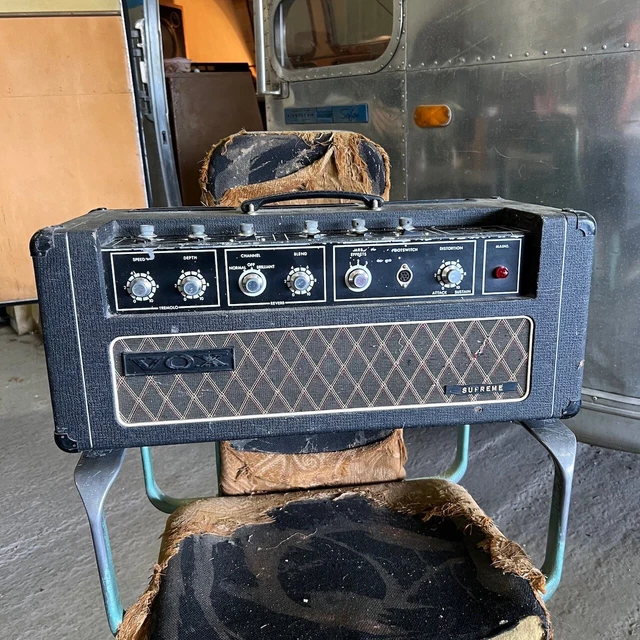 Vintage 1960er Vox Supreme Gitarrenverstärkerkopf *Ronnie Lane Mobile Collection*